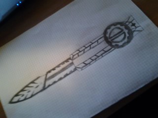 Un design della lama ideato da Nicola S. Ottimo lavoro